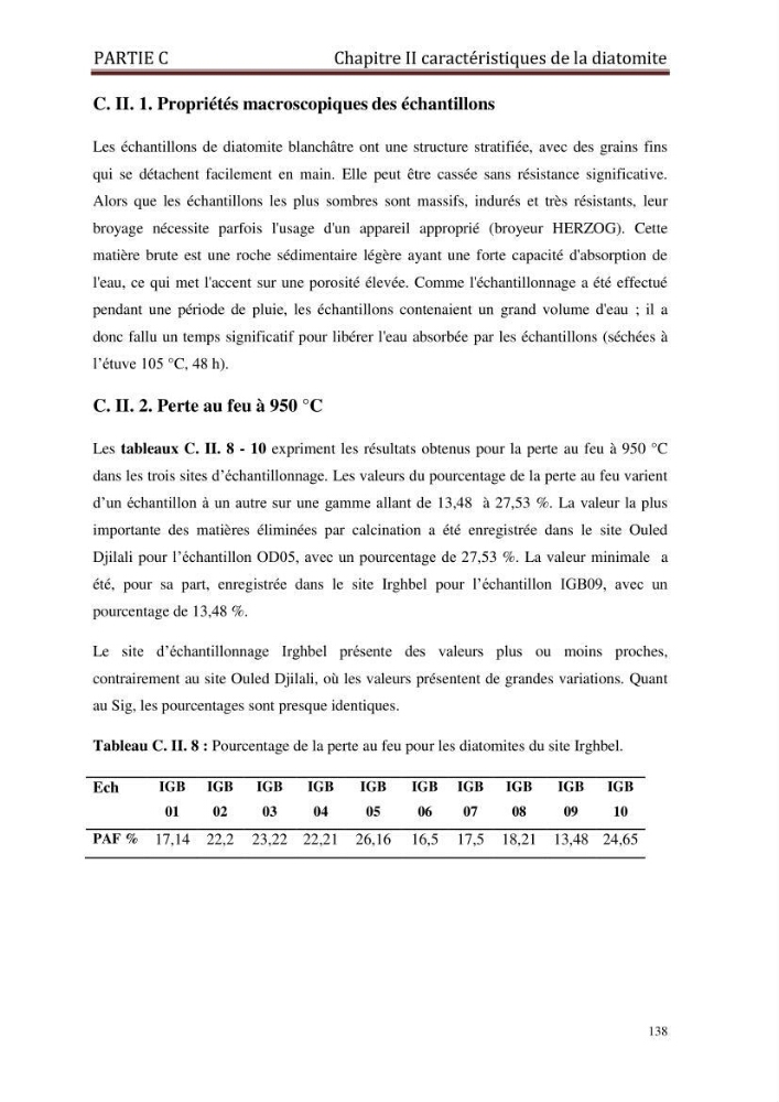 Identification, caractérisation et applications des diatomées fossiles de la région de Mostaganem