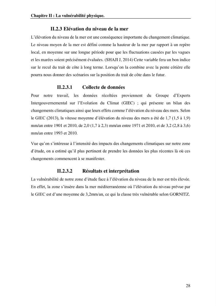 La vulnérabilité et la gestion de la zone côtière : cas de la commune de Bou-Ismail