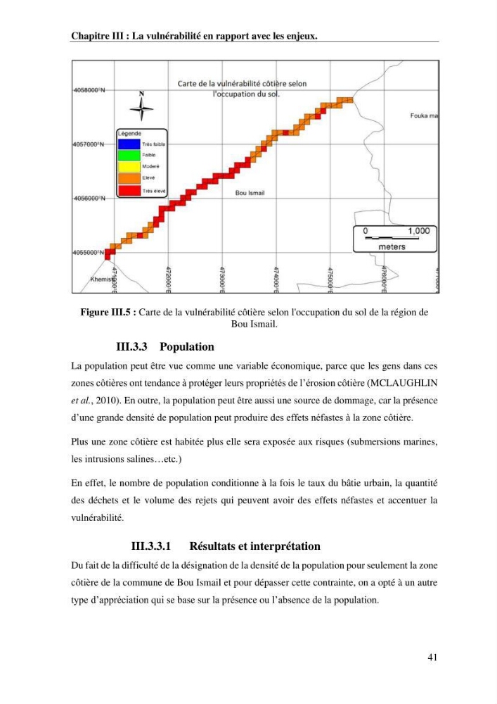 La vulnérabilité et la gestion de la zone côtière : cas de la commune de Bou-Ismail