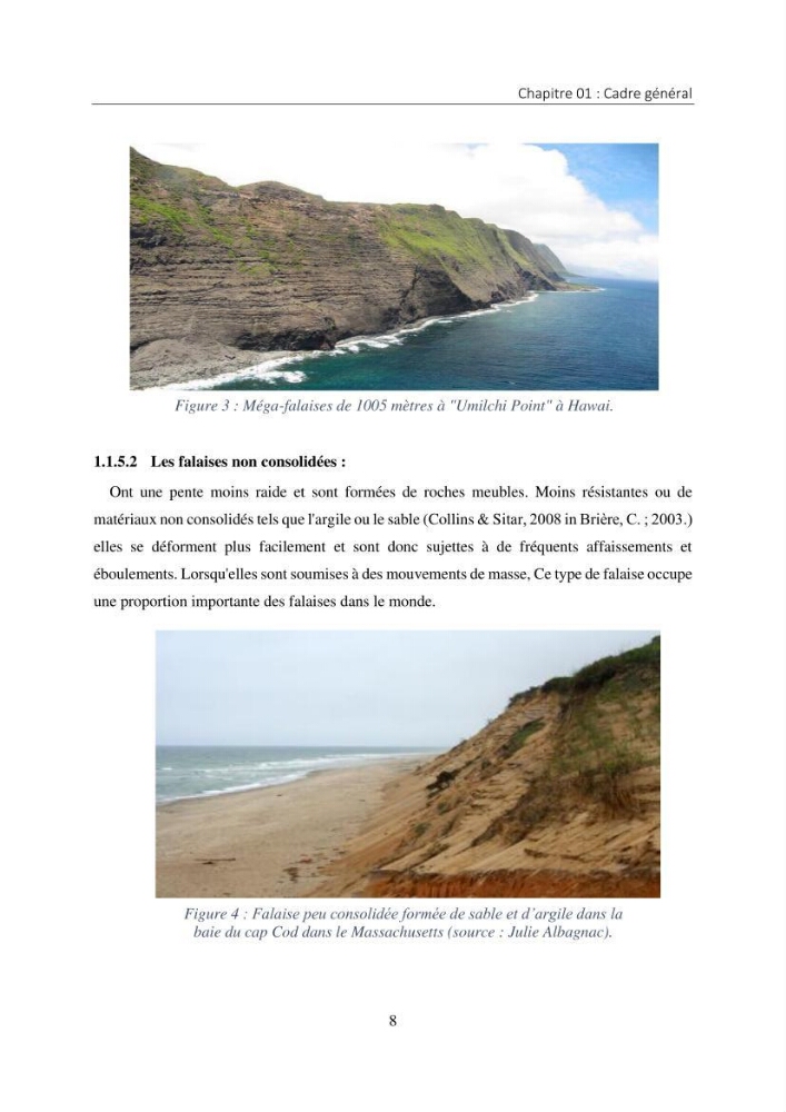 Apport des SIG pour la caractérisation des falaises littorales de la côte algérienne