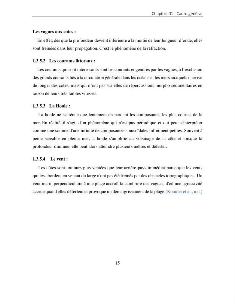 Apport des SIG pour la caractérisation des falaises littorales de la côte algérienne