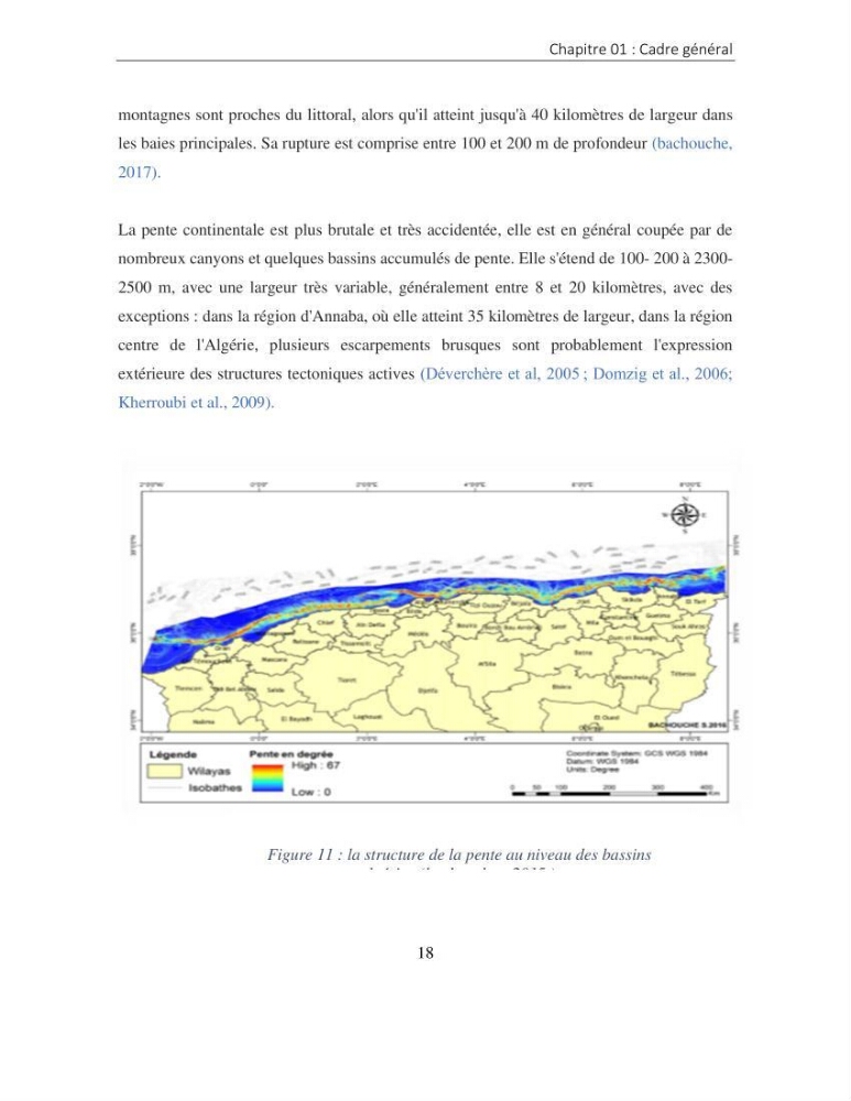 Apport des SIG pour la caractérisation des falaises littorales de la côte algérienne