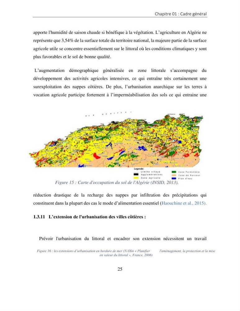 Apport des SIG pour la caractérisation des falaises littorales de la côte algérienne