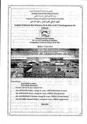 Situation actuelle de l'aquaculture en Algérie