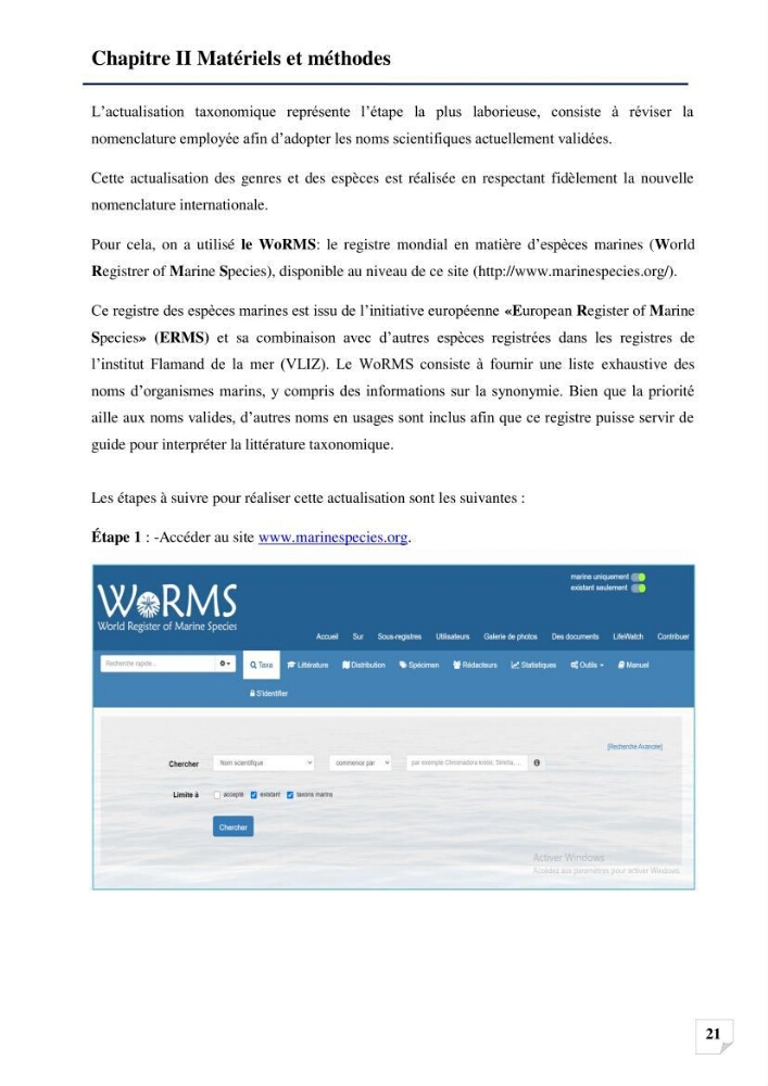 Inventaire des Spongiaires et des Bryozoaires de la côte Algérienne