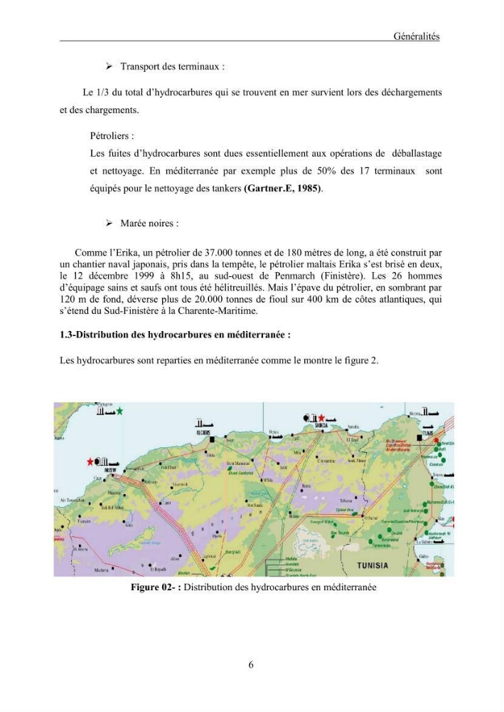 Extraction des Hydrocarbures aliphatiques dans l\'eau de mer