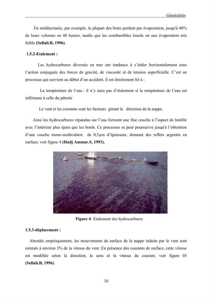 Extraction des Hydrocarbures aliphatiques dans l\'eau de mer