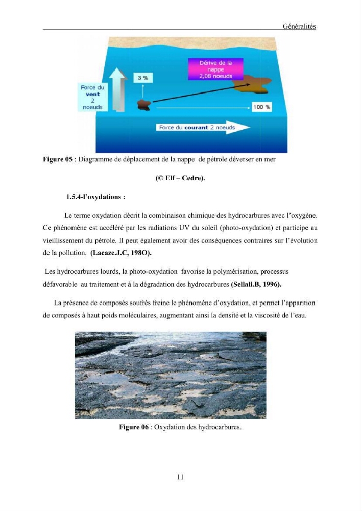 Extraction des Hydrocarbures aliphatiques dans l\'eau de mer
