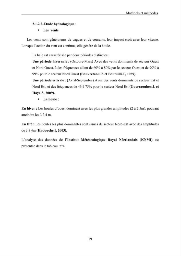 Extraction des Hydrocarbures aliphatiques dans l\'eau de mer