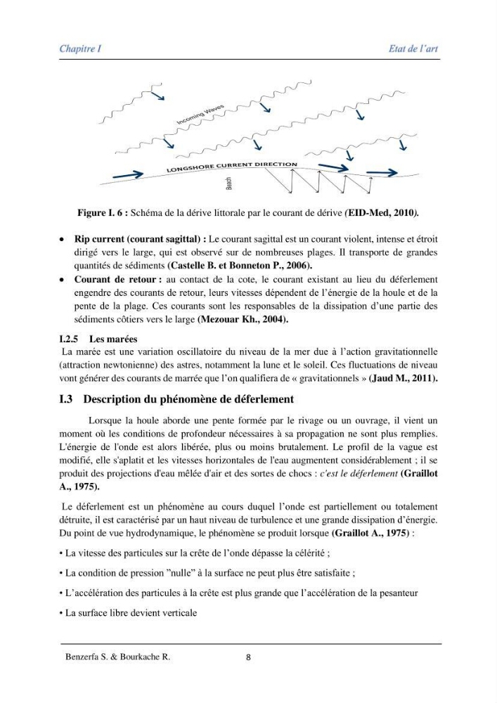 Impact des évenement extrêmes sur le transport sédimentaire longitudinal: cas d\'étude de la région Algéroise