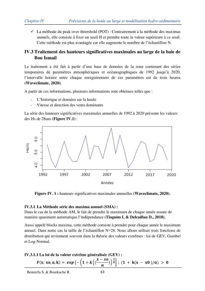 Impact des évenement extrêmes sur le transport sédimentaire longitudinal: cas d\'étude de la région Algéroise