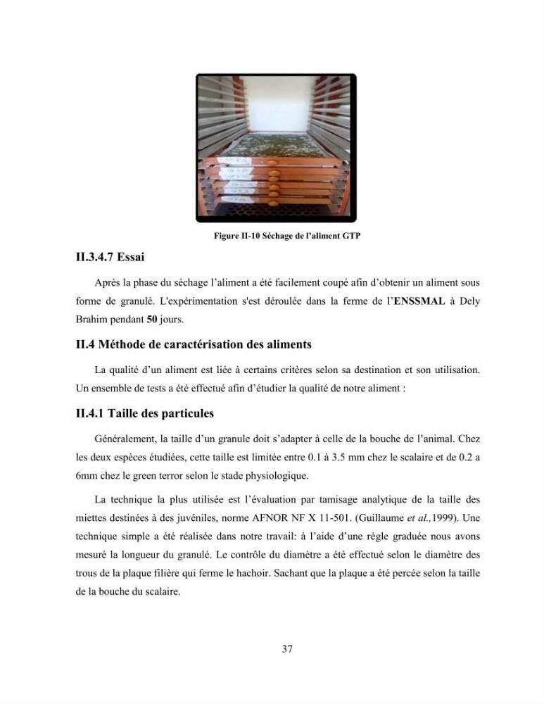 Suivi zootechnique de l’efficacité de six aliments fabriqués localement sur la croissance et la pigmentation des Cichlidés américains cas de Pterophyllum scalare. et Andinoacara rivulatus.