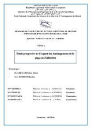 Etude prospective de l'impact des aménagement de la plage des Sablettes: