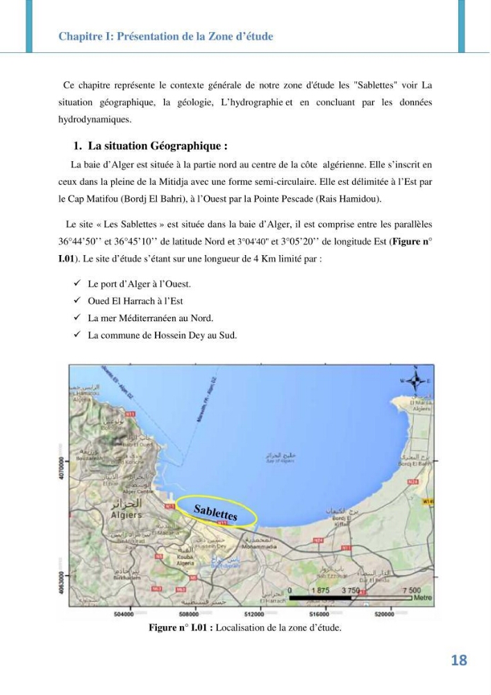 Etude prospective de l\'impact des aménagement de la plage des Sablettes: