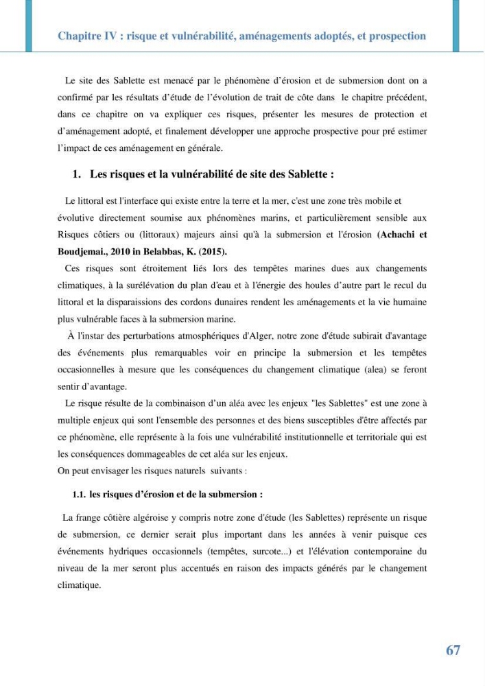 Etude prospective de l\'impact des aménagement de la plage des Sablettes: