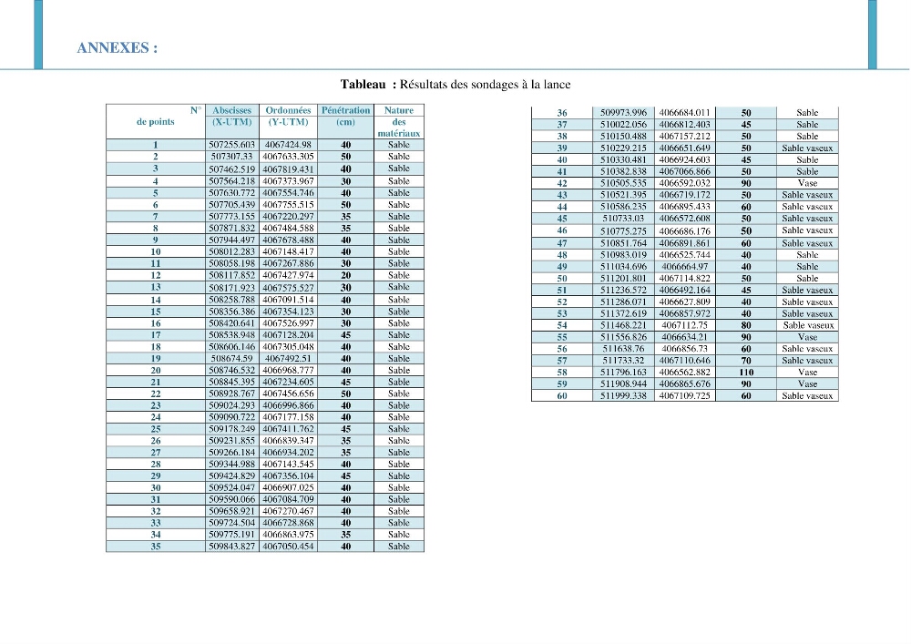 Etude prospective de l\'impact des aménagement de la plage des Sablettes: