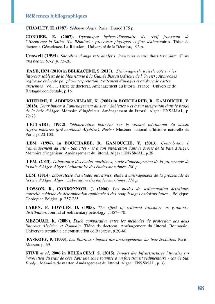 Etude prospective de l\'impact des aménagement de la plage des Sablettes: