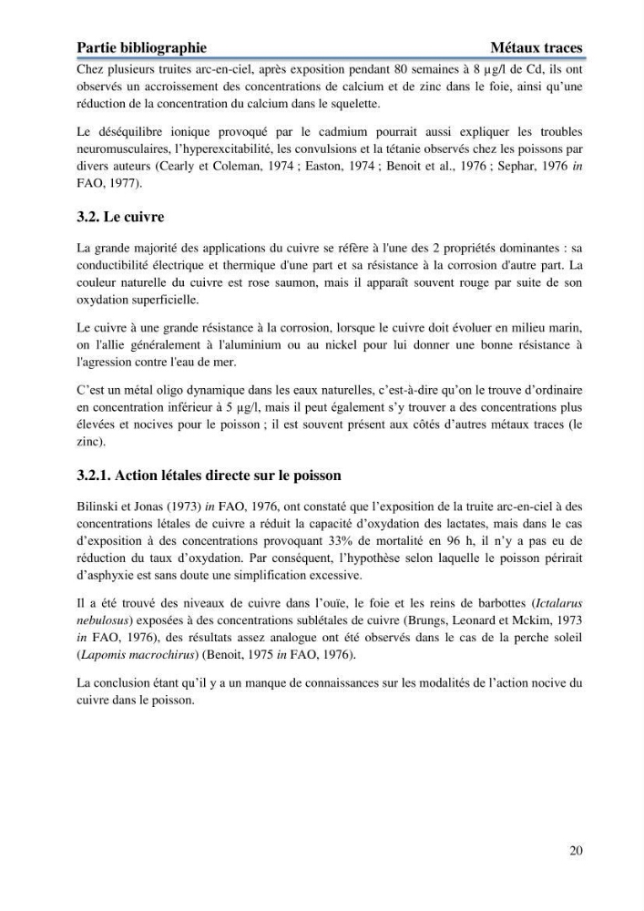 Etude du processus de dépollution d\'une eau contaminée par le cadmium par l\'utilisation de matériaux inorganiques: