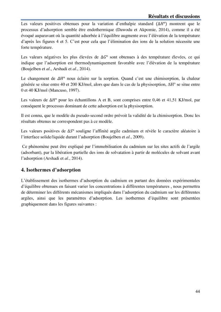 Etude du processus de dépollution d\'une eau contaminée par le cadmium par l\'utilisation de matériaux inorganiques: