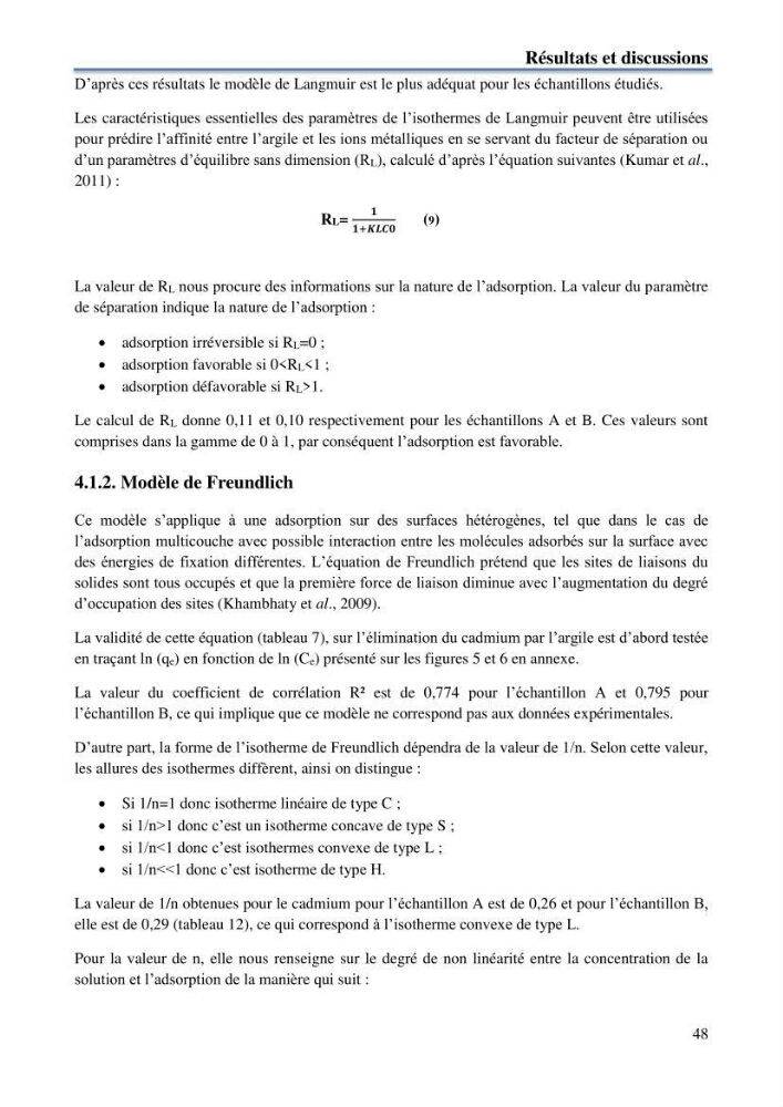 Etude du processus de dépollution d\'une eau contaminée par le cadmium par l\'utilisation de matériaux inorganiques: