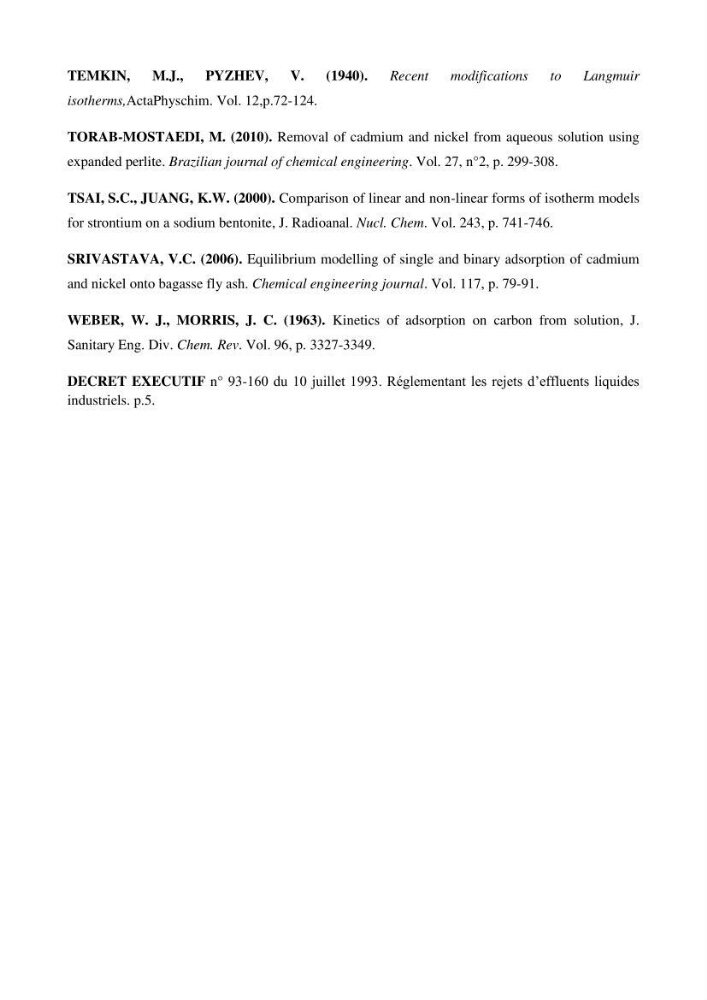 Etude du processus de dépollution d\'une eau contaminée par le cadmium par l\'utilisation de matériaux inorganiques: