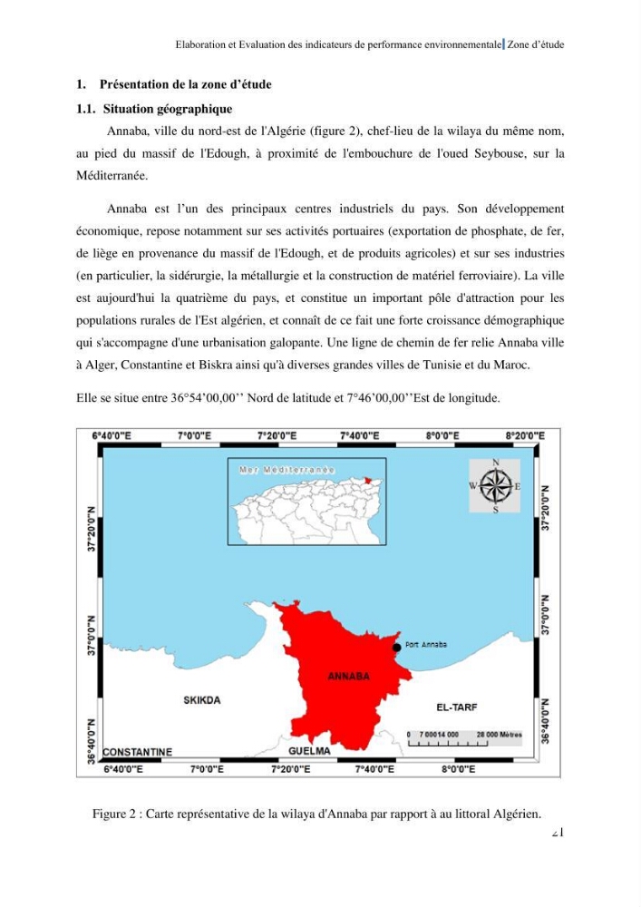 Elaboration des indicateurs de performance environnementale pour l’évaluation d’un port vert en Algérie