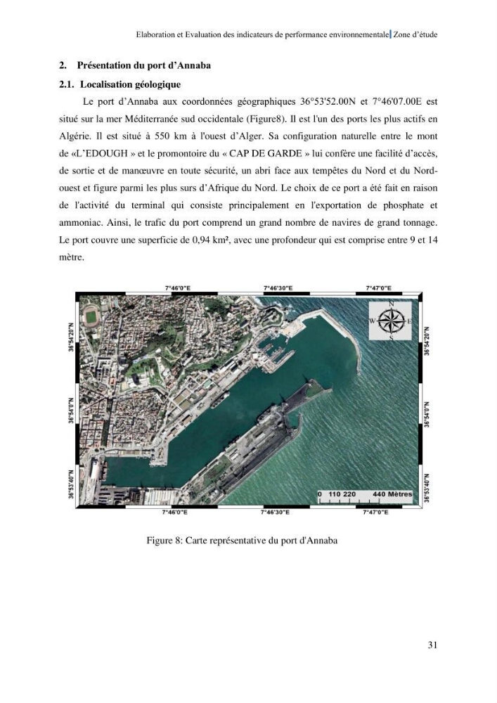 Elaboration des indicateurs de performance environnementale pour l’évaluation d’un port vert en Algérie