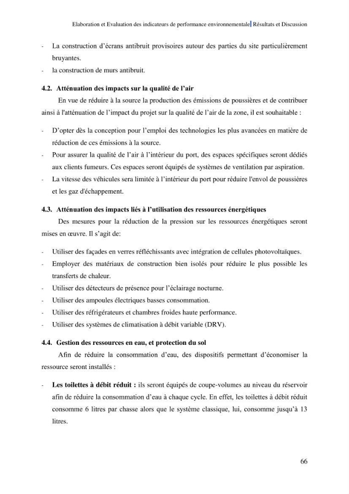 Elaboration des indicateurs de performance environnementale pour l’évaluation d’un port vert en Algérie