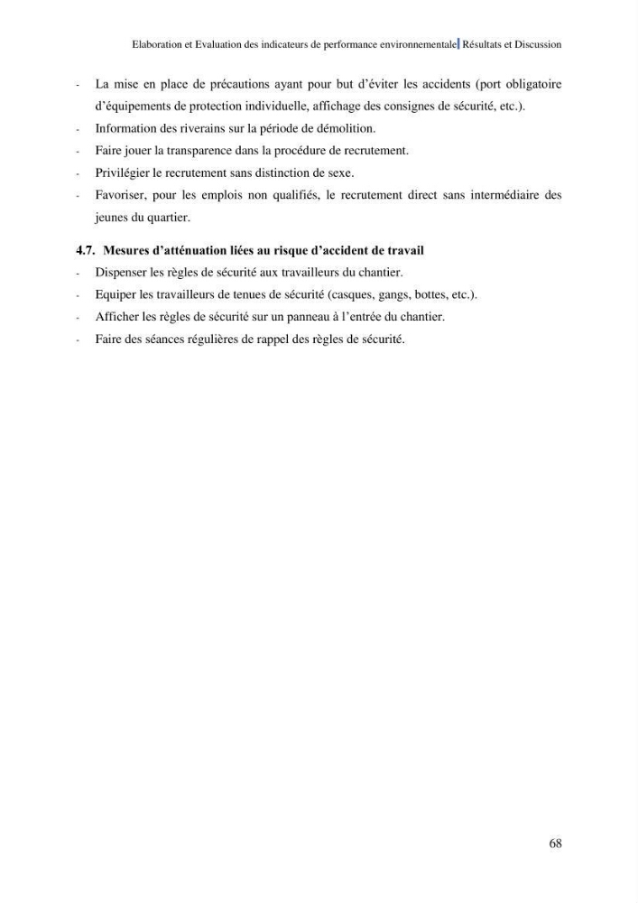 Elaboration des indicateurs de performance environnementale pour l’évaluation d’un port vert en Algérie