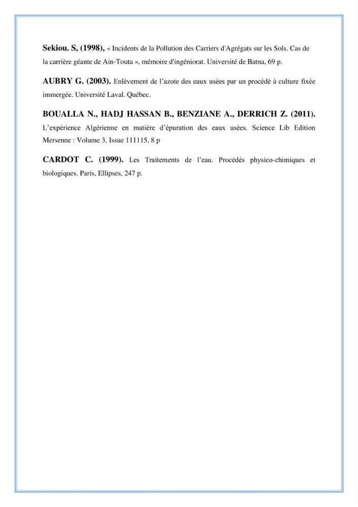 Elaboration des indicateurs de performance environnementale pour l’évaluation d’un port vert en Algérie