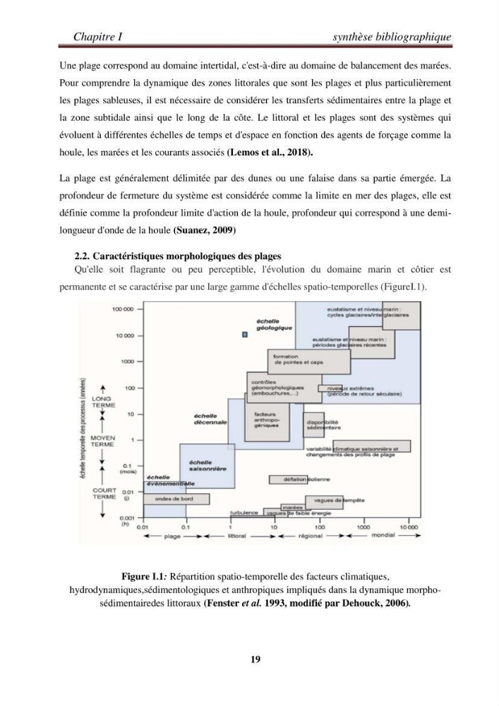 Etude de la cinématique côtière du littoral Ouest de la wilaya de Tipasa (Sidi Ghiles à Damous)