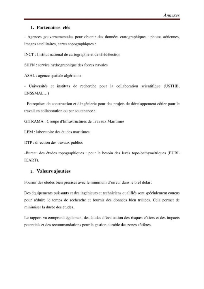 Etude de la cinématique côtière du littoral Ouest de la wilaya de Tipasa (Sidi Ghiles à Damous)