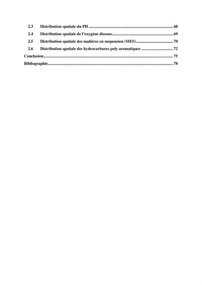 Evaluation de la pollution marine par les hydrocarbures dans la baie d\'Alger et la baie de Bou-Ismail