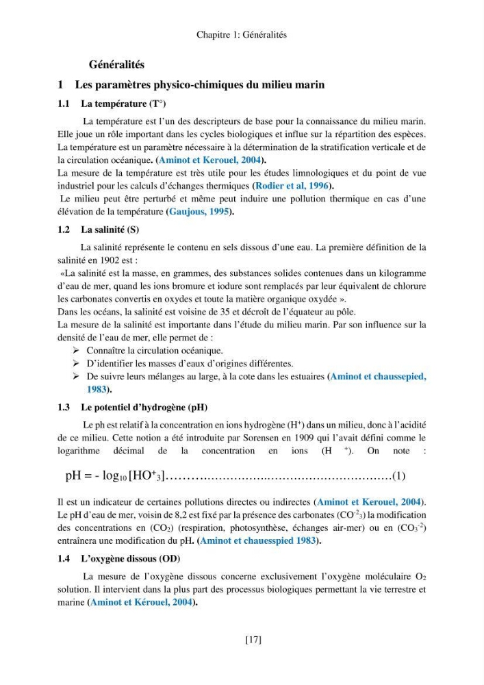 Evaluation de la pollution marine par les hydrocarbures dans la baie d\'Alger et la baie de Bou-Ismail