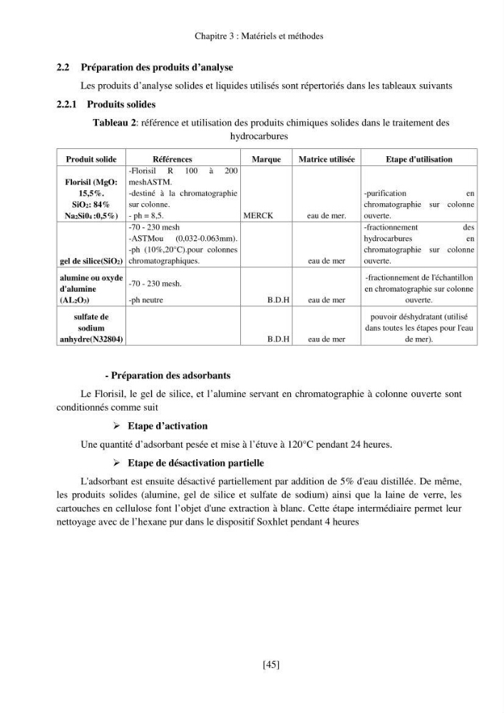 Evaluation de la pollution marine par les hydrocarbures dans la baie d\'Alger et la baie de Bou-Ismail