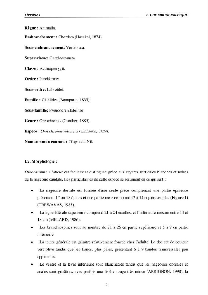 Alimentation des poissons Tilapia au stade juvénile à base d’un aliment fabriqué avec des ressources locales:
