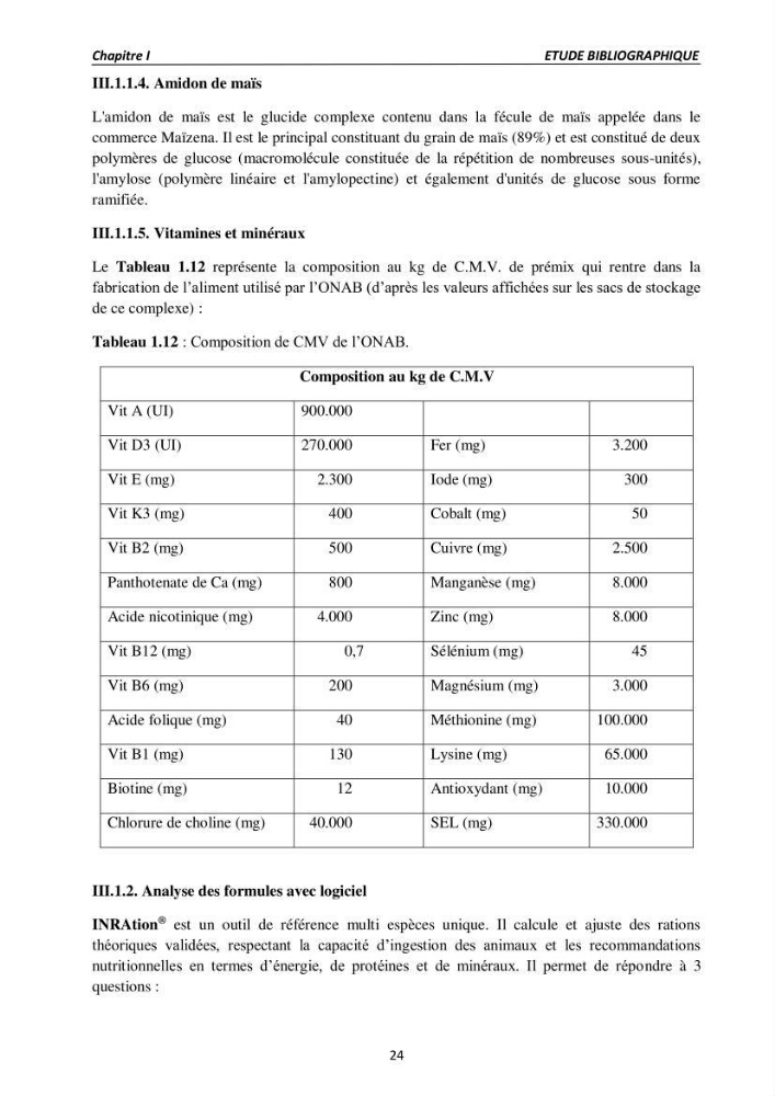 Alimentation des poissons Tilapia au stade juvénile à base d’un aliment fabriqué avec des ressources locales: