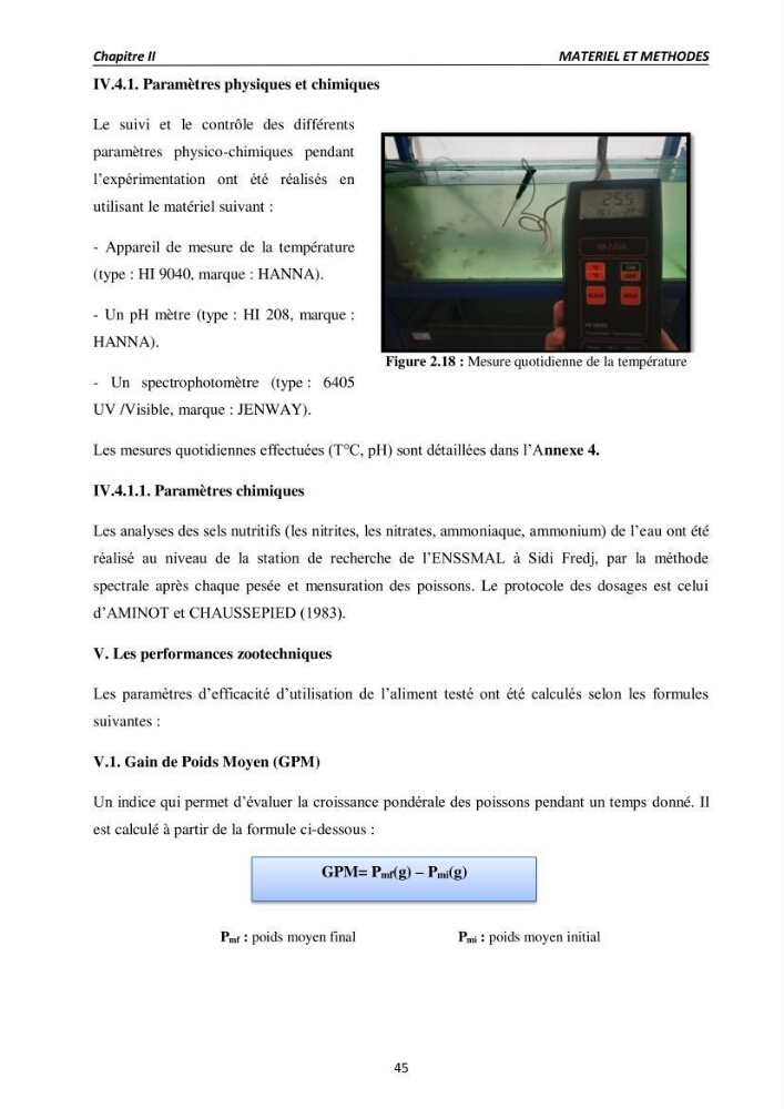 Alimentation des poissons Tilapia au stade juvénile à base d’un aliment fabriqué avec des ressources locales: