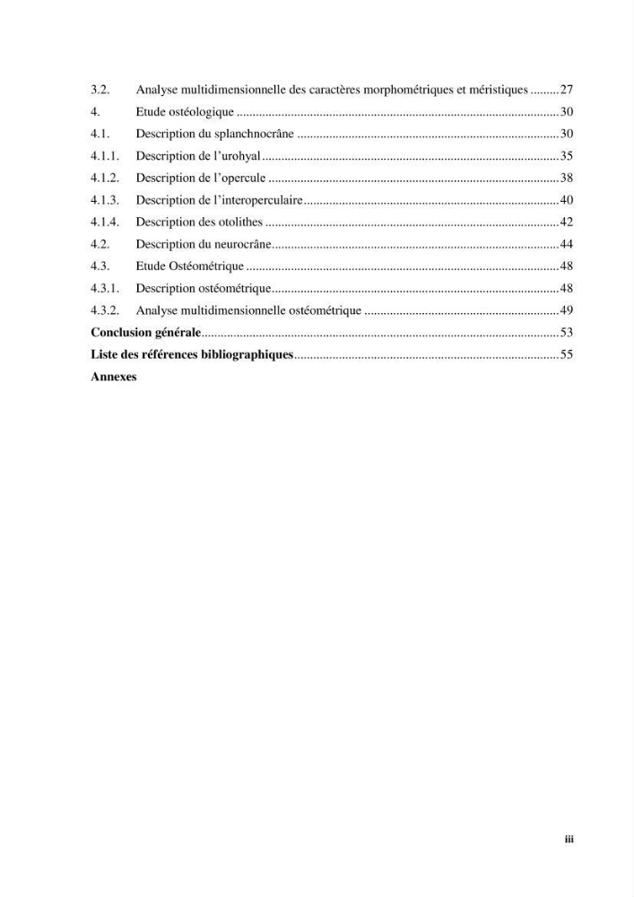 Contribution à l\'étude systématique du genre Bathysolea Roule,1916 (Pleuronnectiformes, Soleidae) des côtes Algeriennes: études morphométriques et ostéologique