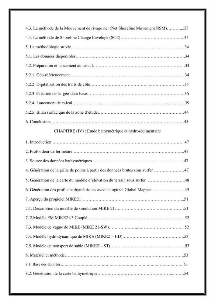 Influence de promontoire rocheux (cap Matifou) sur les processus hydrosédimentaire de la plage Tamenfoust-Est: