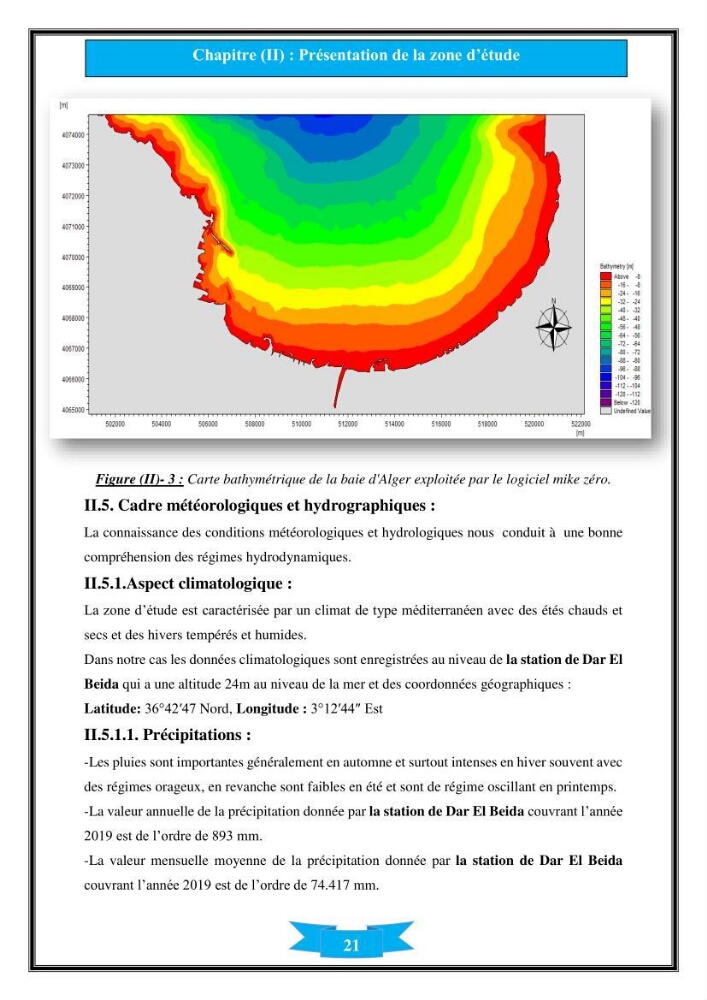 Influence de promontoire rocheux (cap Matifou) sur les processus hydrosédimentaire de la plage Tamenfoust-Est: