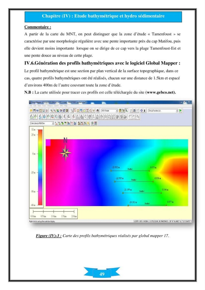 Influence de promontoire rocheux (cap Matifou) sur les processus hydrosédimentaire de la plage Tamenfoust-Est: