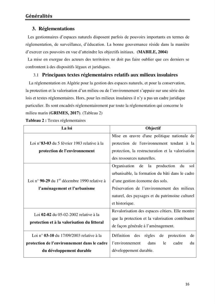 Milieux insulaires, quel avenir? étude d\'intégration des iles et ilots dans le processus de gouvernance de la future aire marine protégée du Parc National de Taza-Jijel