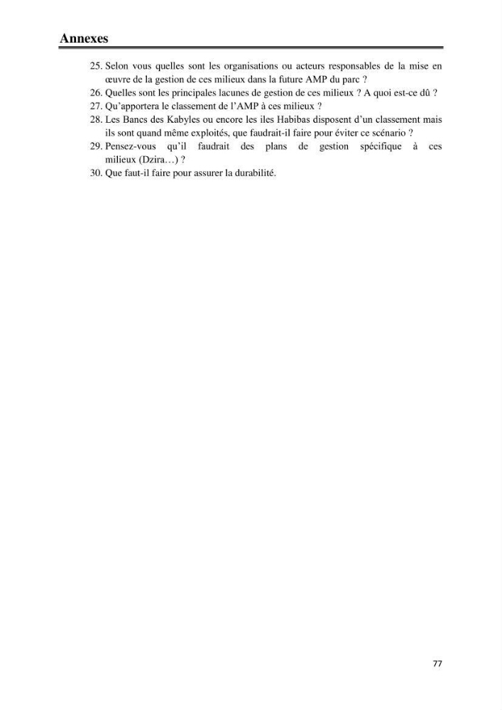 Milieux insulaires, quel avenir? étude d\'intégration des iles et ilots dans le processus de gouvernance de la future aire marine protégée du Parc National de Taza-Jijel