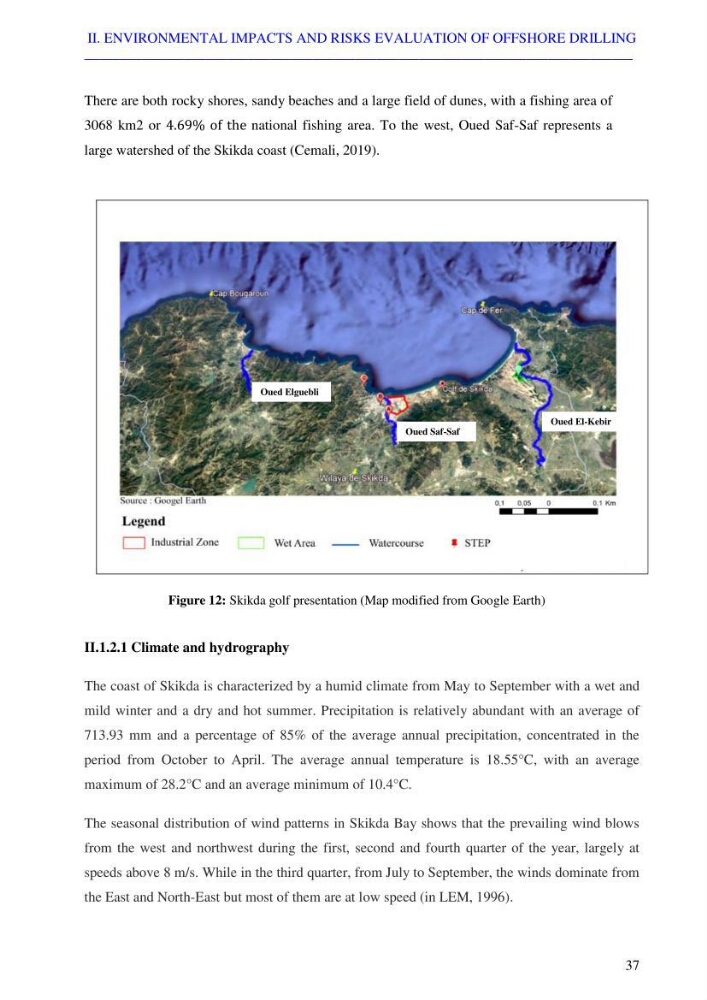 Coupled modeling of environmental impacts and risks of offshore exploration drilling bay life cycle assessment: case study Skikda coastline