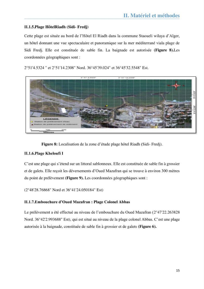 Analyse microbiologique et évaluation de la résistance aux antibiotiques des eaux de plages algéroises.