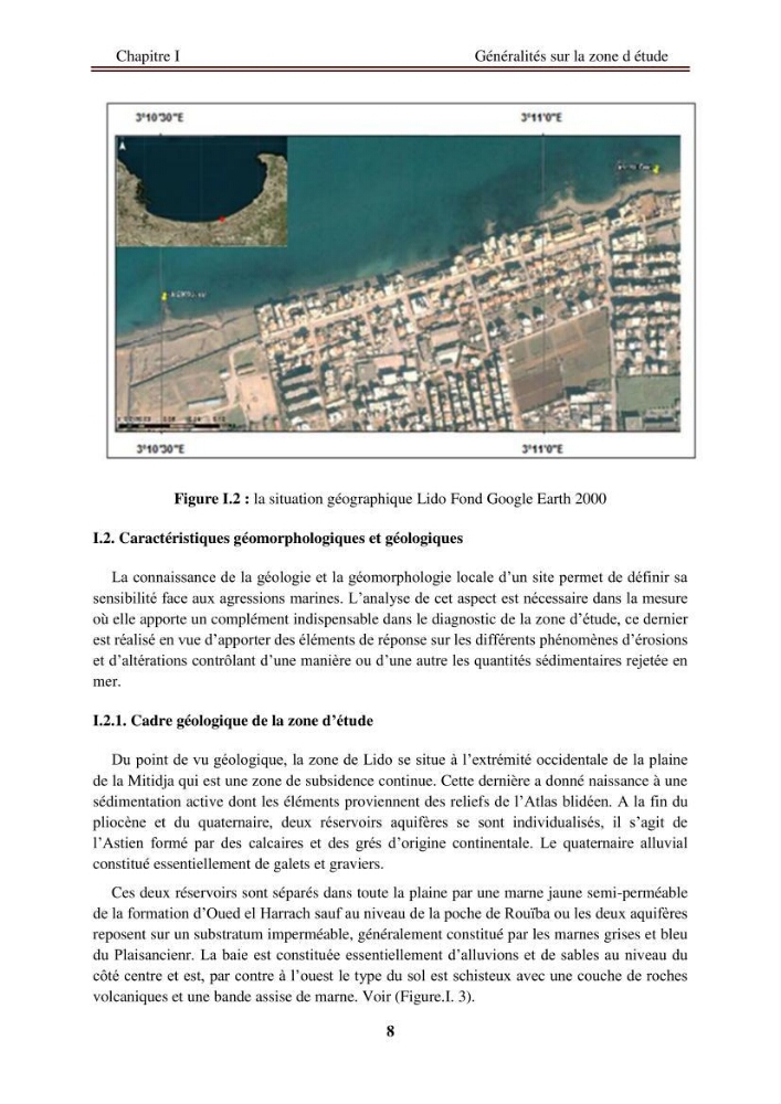 Etude de protection de la zone de LIDO Mohammedia (Alger)