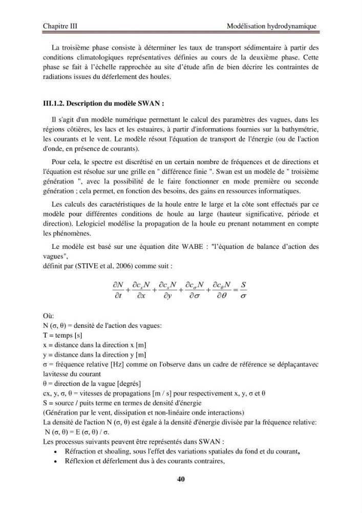 Etude de protection de la zone de LIDO Mohammedia (Alger)