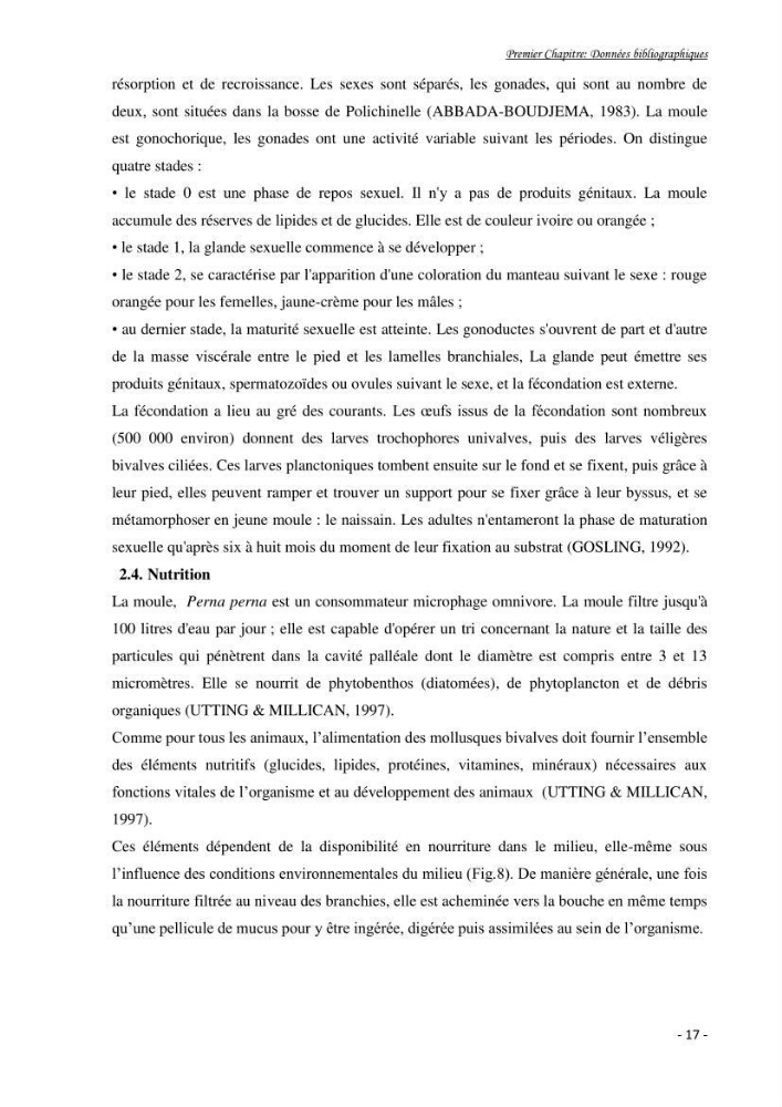 Mise au point d\'une technique de dosage de l\'activité des enzymes du stress oxydatif chez la moule Perna Perna (Linnaeus 1758 .