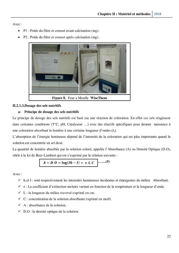 Etude des paramètres physico-chimiques et microbiologiques de l’eau et des sédiments des deux plages Est et Ouest de sidi Fredj.